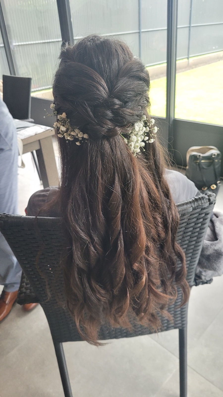 Chignon mariage réalisé chez Carré d'Hair